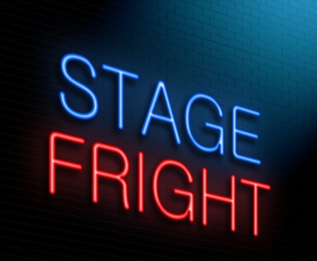 How to overcome stage fright and fear of public speaking.