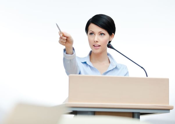 This article discusses 3 easy ways to be a more confident and compelling public speaker.