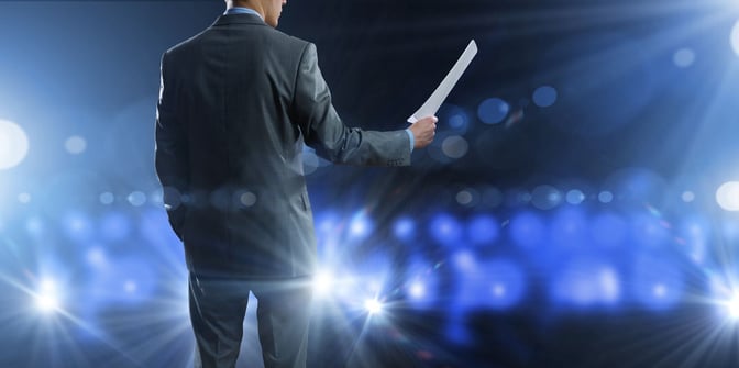 The secret strategy that will make what you say powerful in public speaking for leadership.