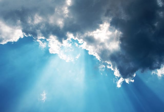 A shaft of sunlight through clouds is similar to knowing how to be an effective speaker. How to be a clear, concise, and compelling speaker.