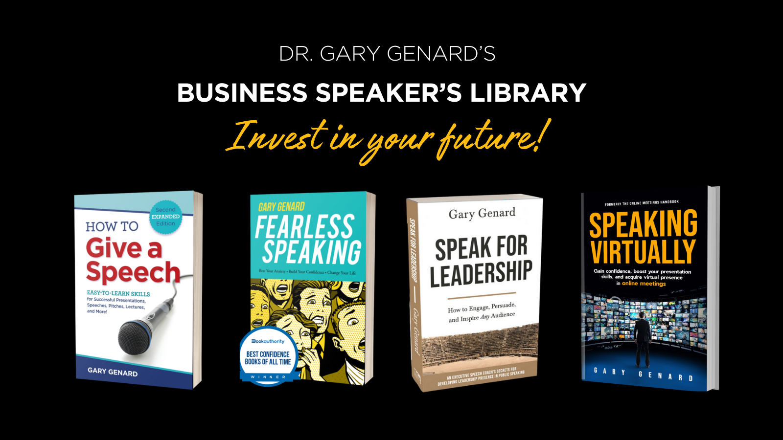 Bibliothèque des conférenciers en affaires du Dr Gary Genard