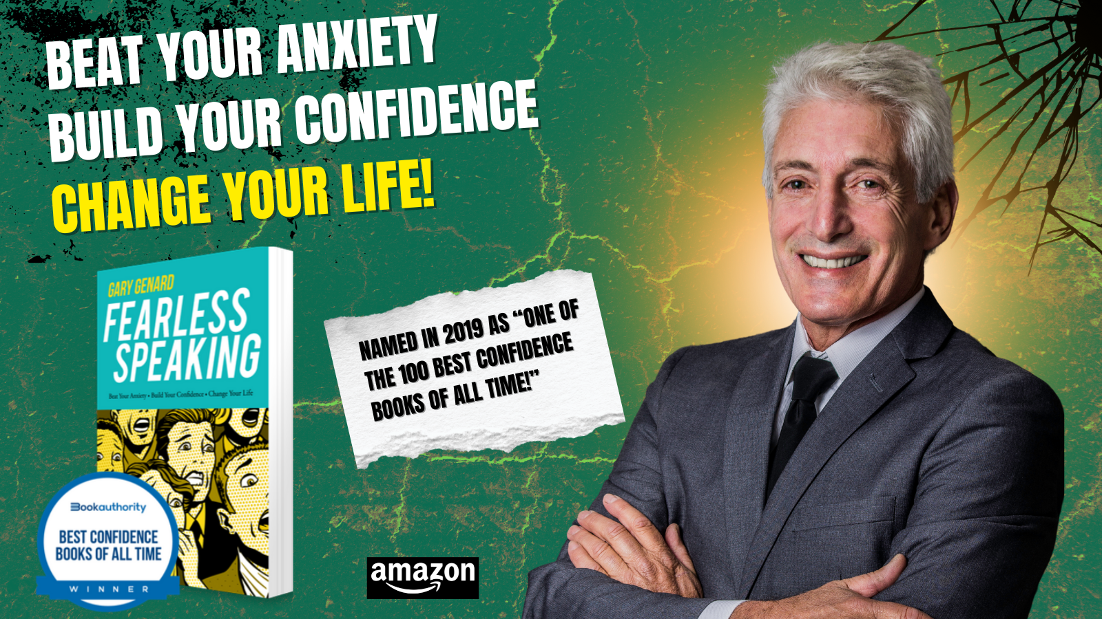 Dr. Gary Genard's book on overcoming fear of public speaking, Fearless Speaking