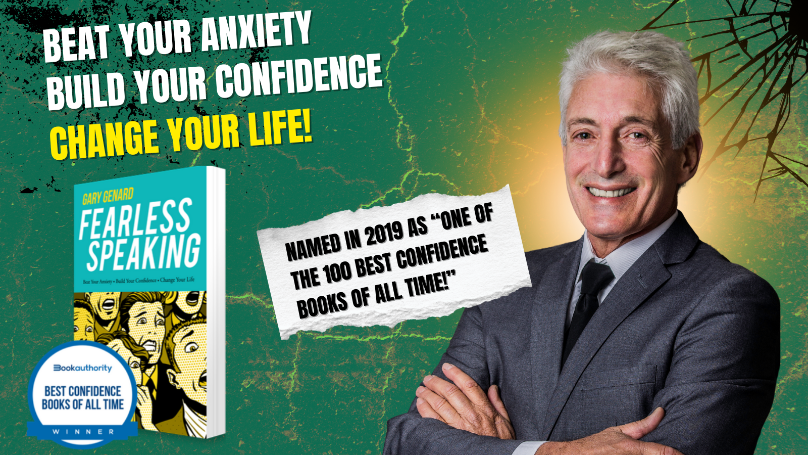 Dr. Gary Genard's best-selling book on overcoming speaking fear, Fearless Speaking