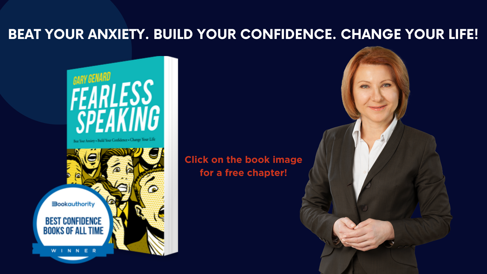 Dr. Gary Genard's book, Fearless Speaking, named in 2019 as "One of the 100 Best Confidence Books Of All Time"