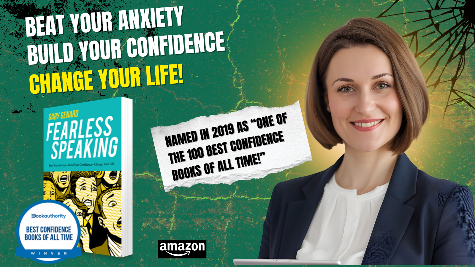 Learn how to overcome fear of public speaking with Dr. Gary Genard's book, Fearless Speaking.