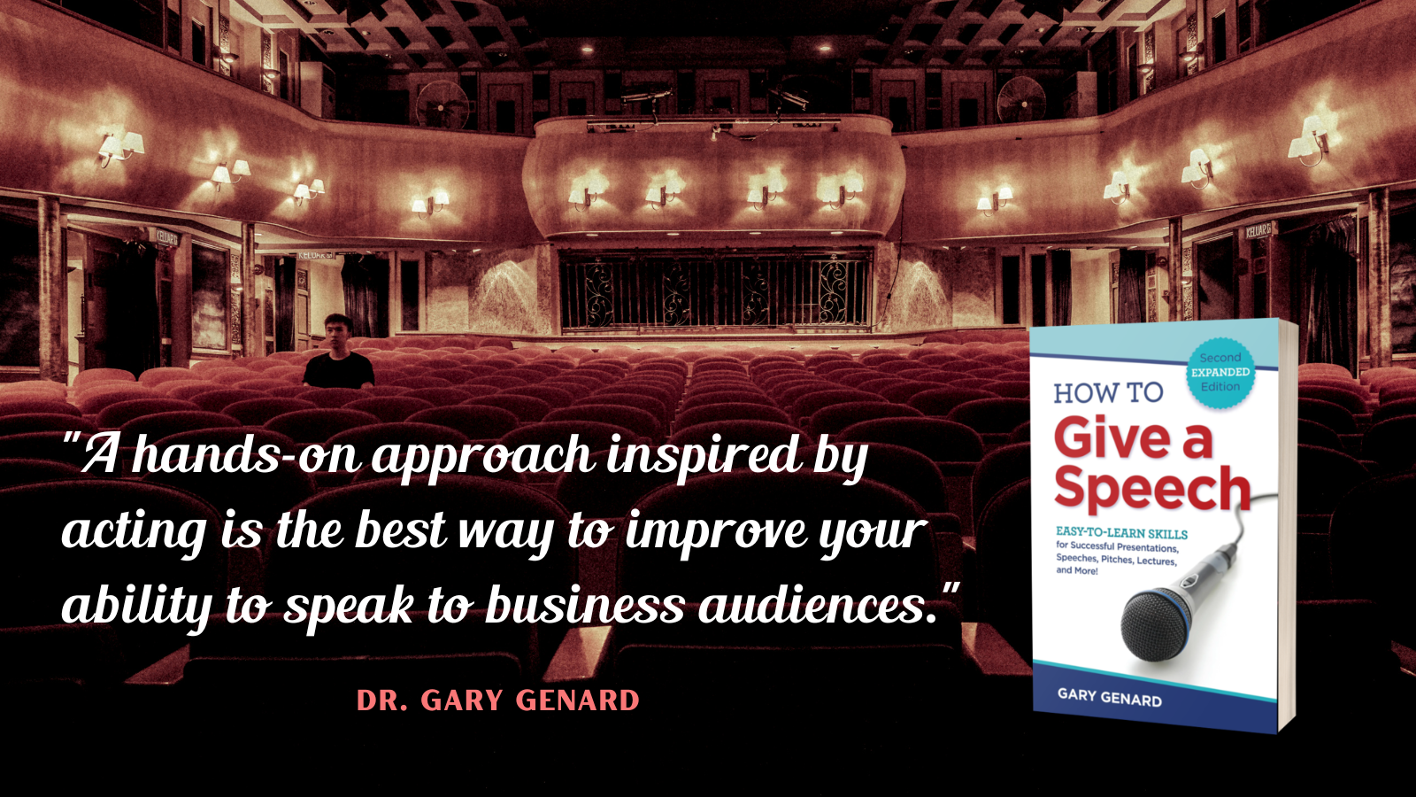 Dr. Gary Genard's public speaking handbook, How To Give A Speech.