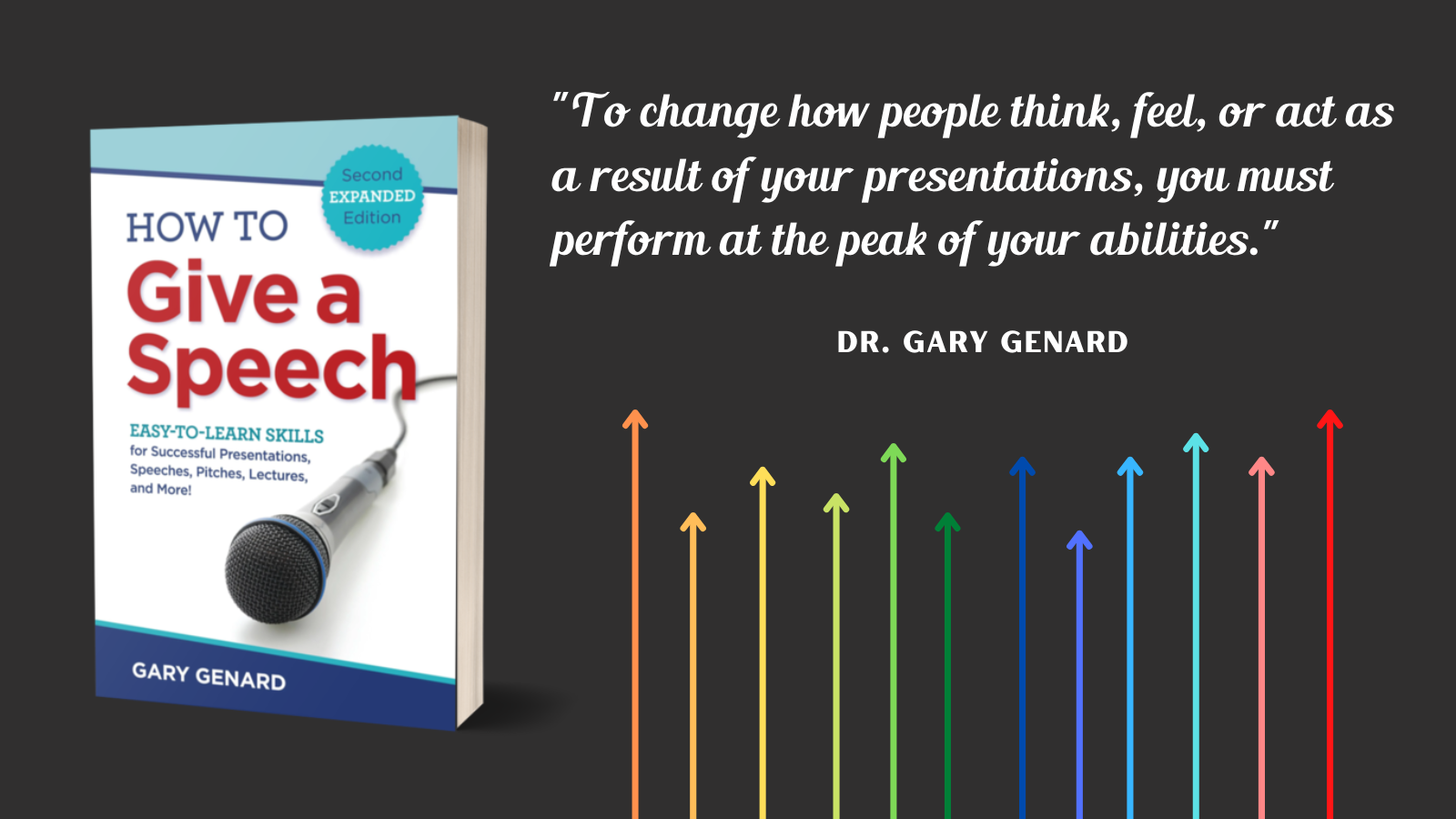 Dr. Gary Genard's Public Speaking Handbook, How to Give a Speech