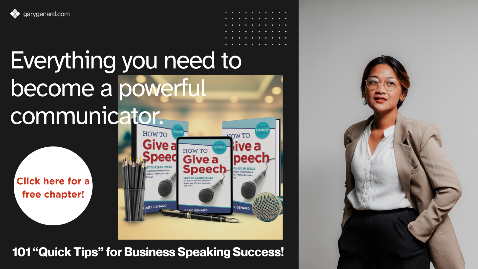 Dr. Gary Genard's public speaking handbook, How To Give A Speech