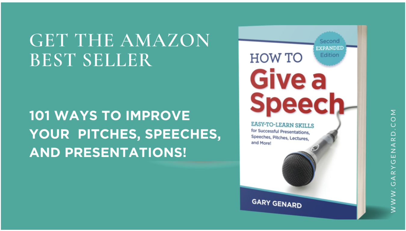 Dr. Gary Genard's Public Speaking Handbook, How to Give a Speech.