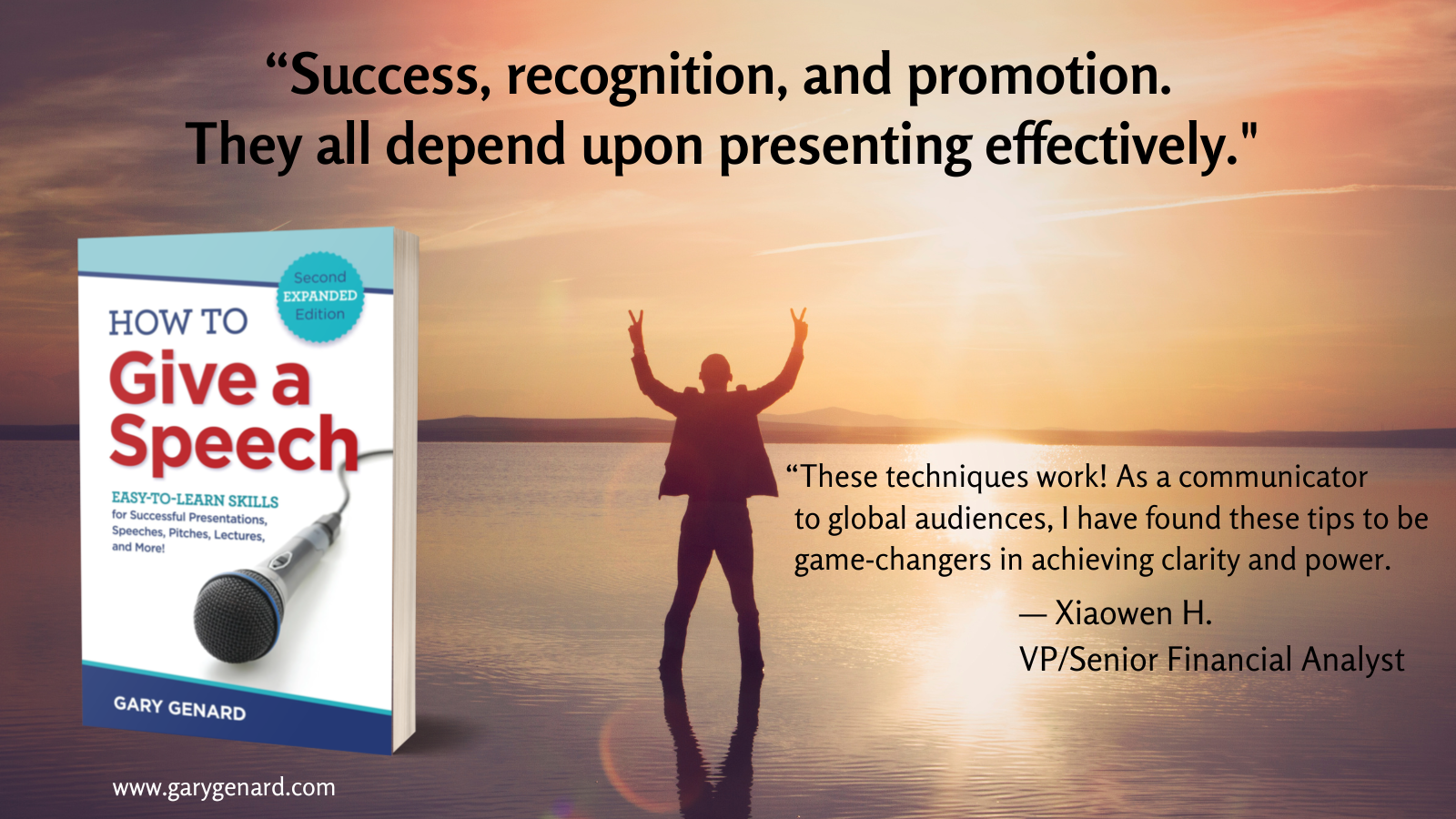 Dr. Gary Genard's public speaking handbook, How To Give A Speech.