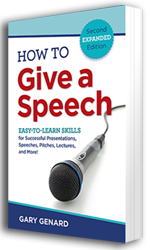 Dr. Gary Genard's public speaking handbook, How to Give a Speech.