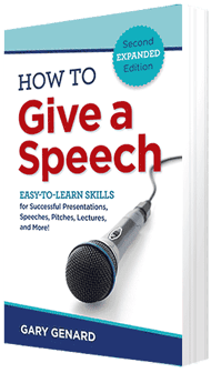 How to Give a Speech by executive speech coach Dr. Gary Genard 