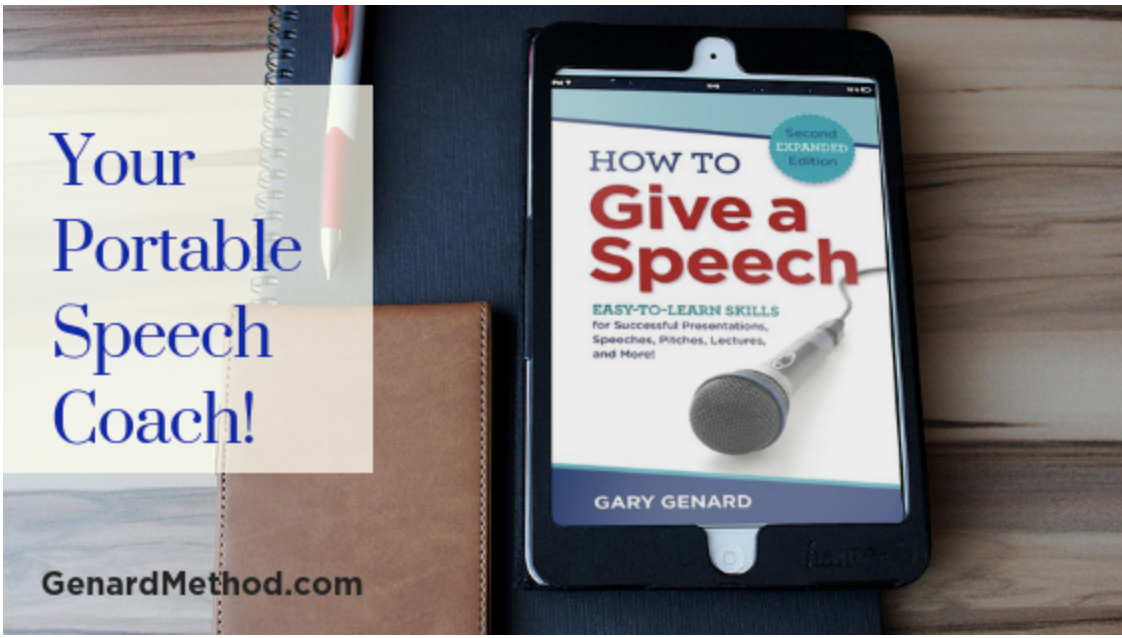 Dr. Gary Genard's public speaking handbook, How to Give a Speech