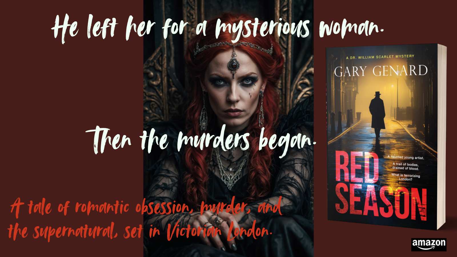 Gary Genard's Red Season, Book #1 in the Dr. William Scarlet Mysteries