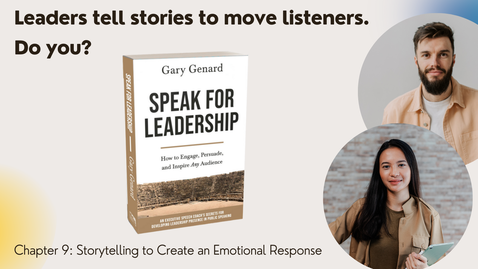 Dr. Gary Genard's book on speaking as a leader, Speak for Leadership.