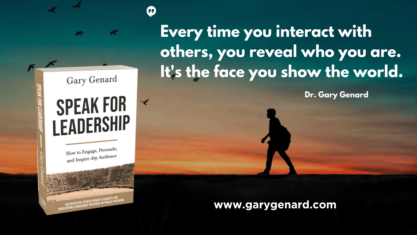 Dr. Gary Genard's book on speaking as a leader, Speak for Leadership.