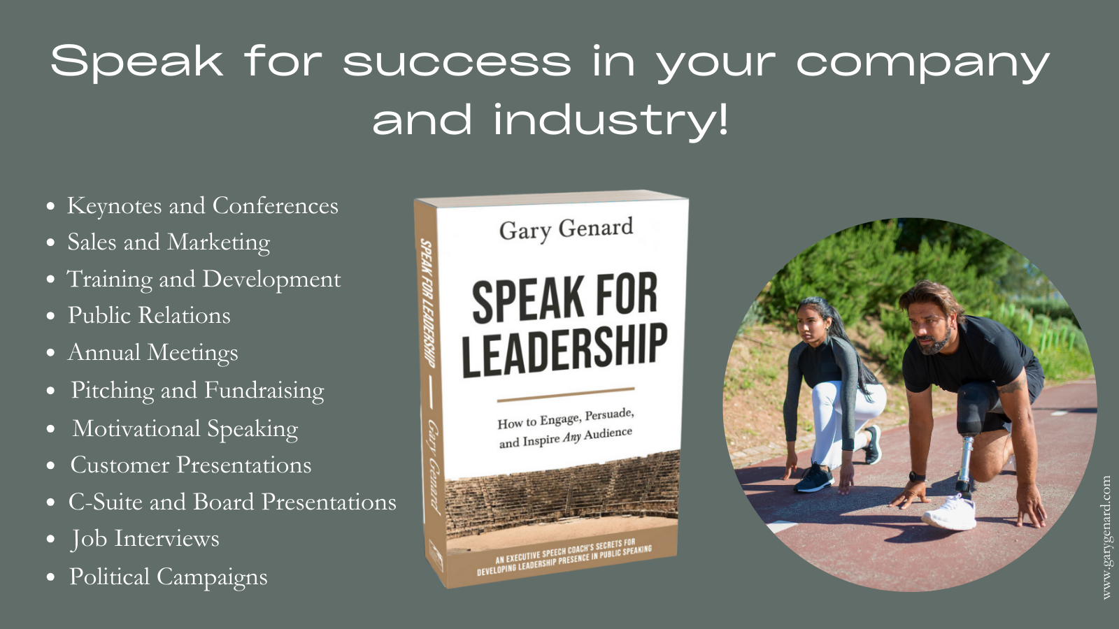 An executive speech coach's secrets for developing leadership presence, Speak for Leadership.